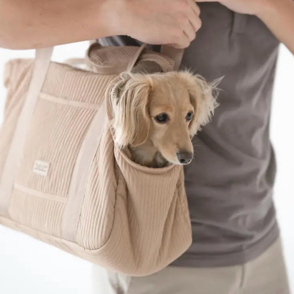 Stylish Tan City Dog Carrier